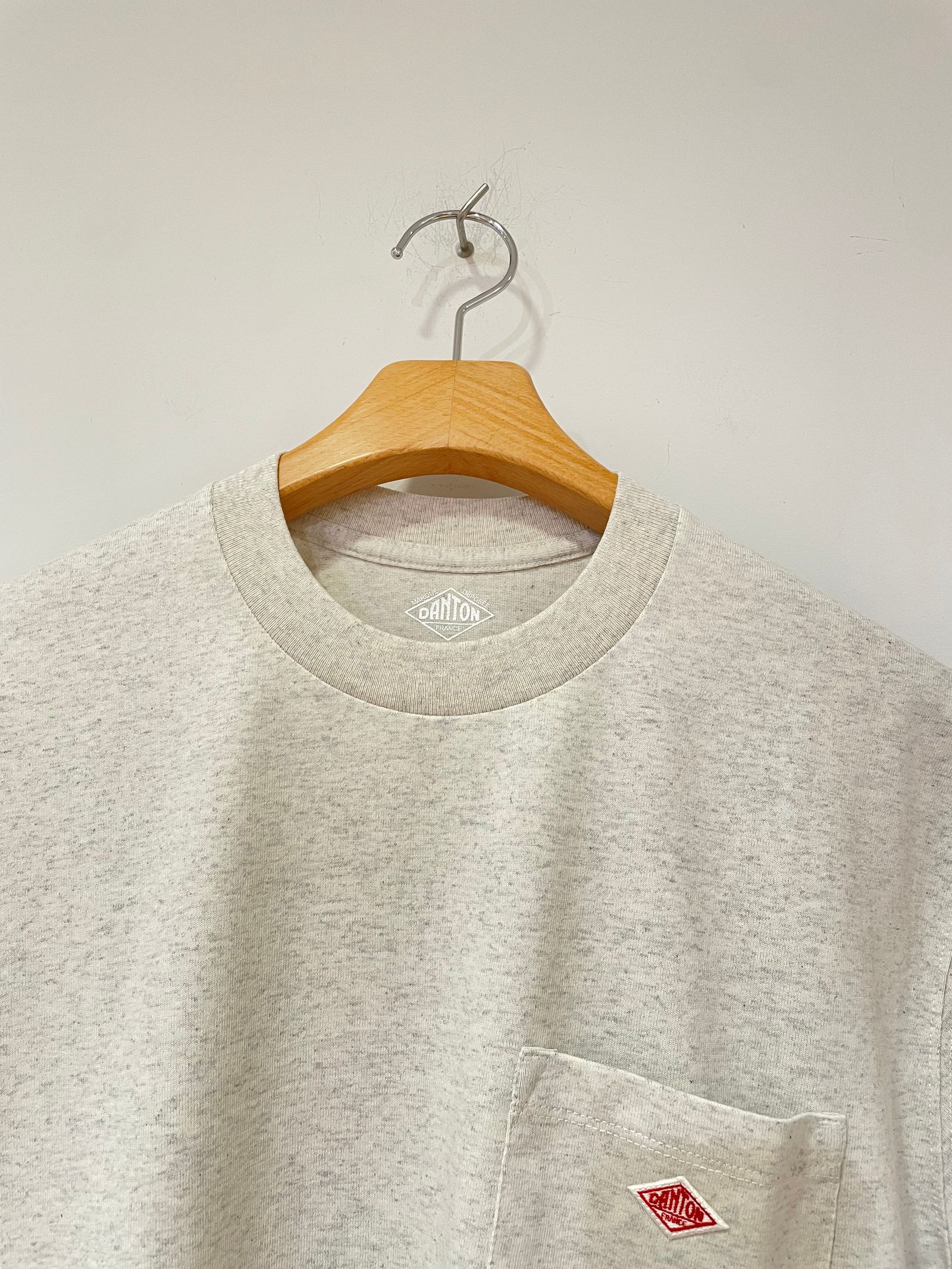 MEN'S SHORT SLEEVE POCKET T-SHIRT PLAIN / 半袖ポケットTシャツ / アイボリー