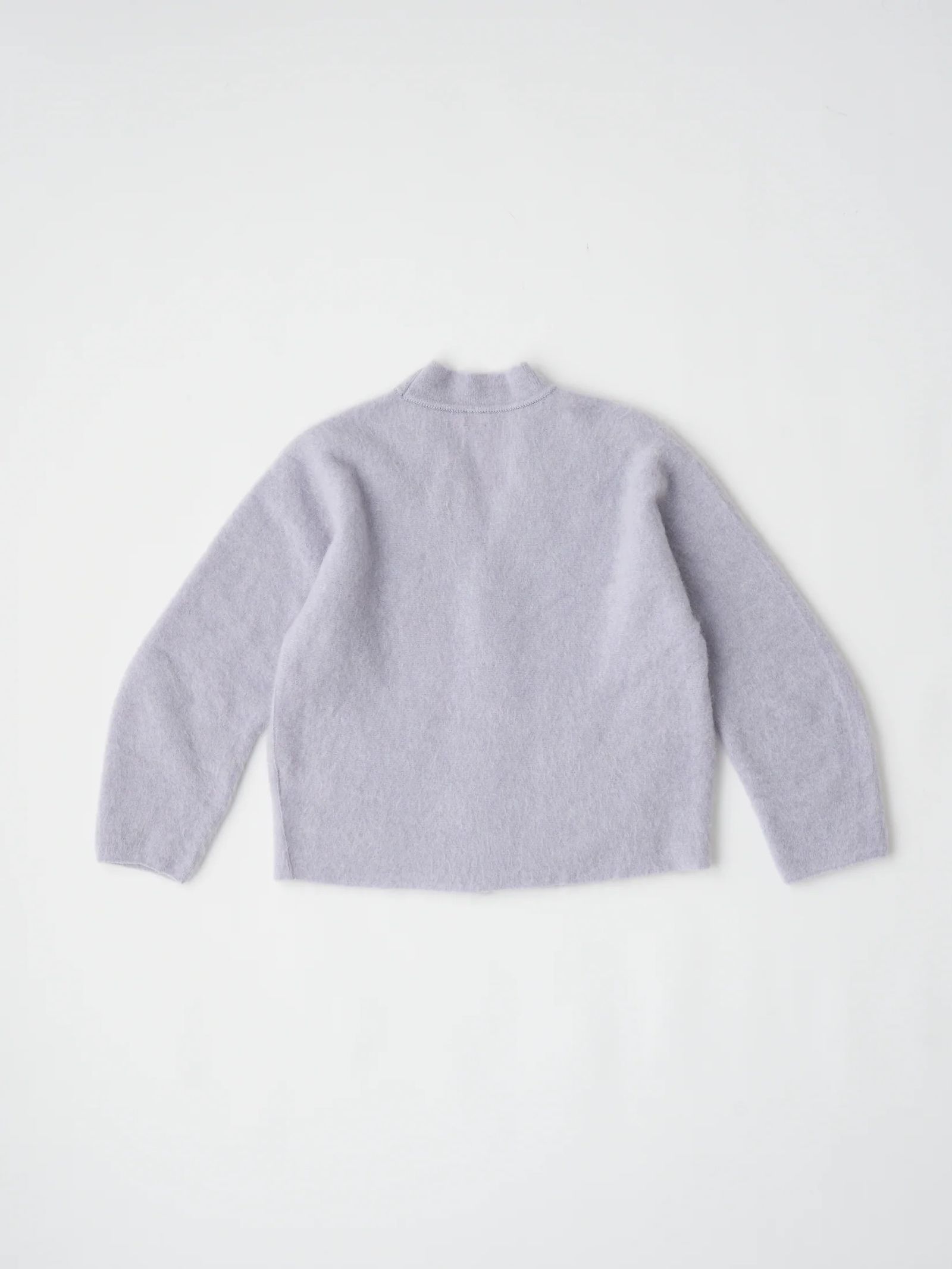 STRETCH SUPERKID MOHAIR C/D / モヘヤニットカーディガン / ライトブルー