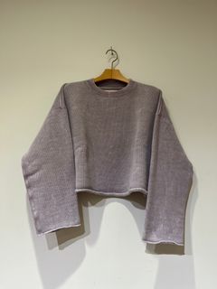 chunky terry bleach -out wide body sweatshirt スウェット WFSP-UW113