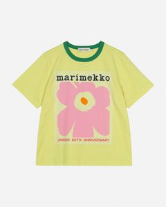 Kioski / Erna Unikko 60th Anniversary Placement / Tシャツ / 60周年 / イエロー / ピンク