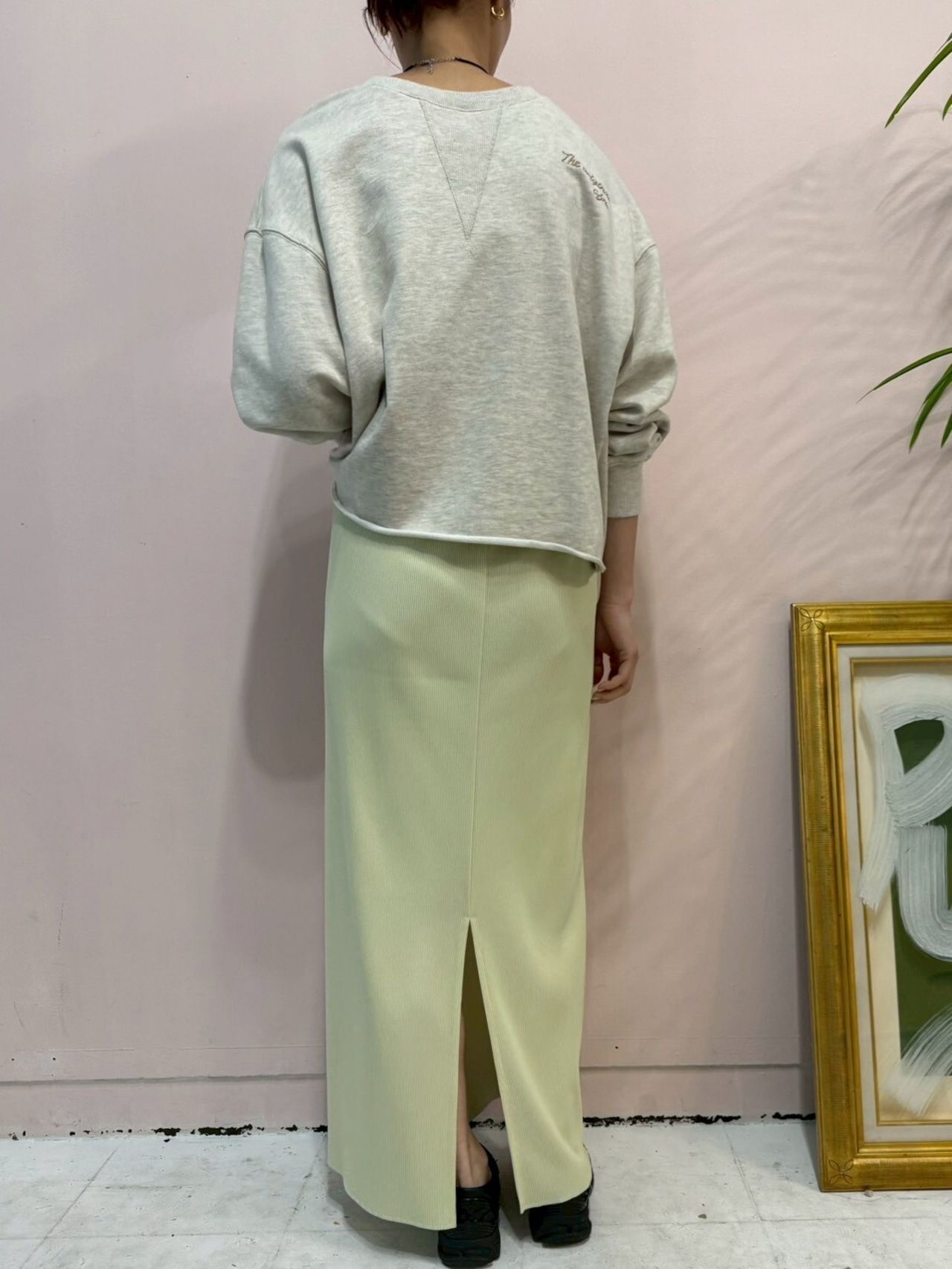 rib tight skirt / リブタイトスカート / タイトスカート / ミントグリーン