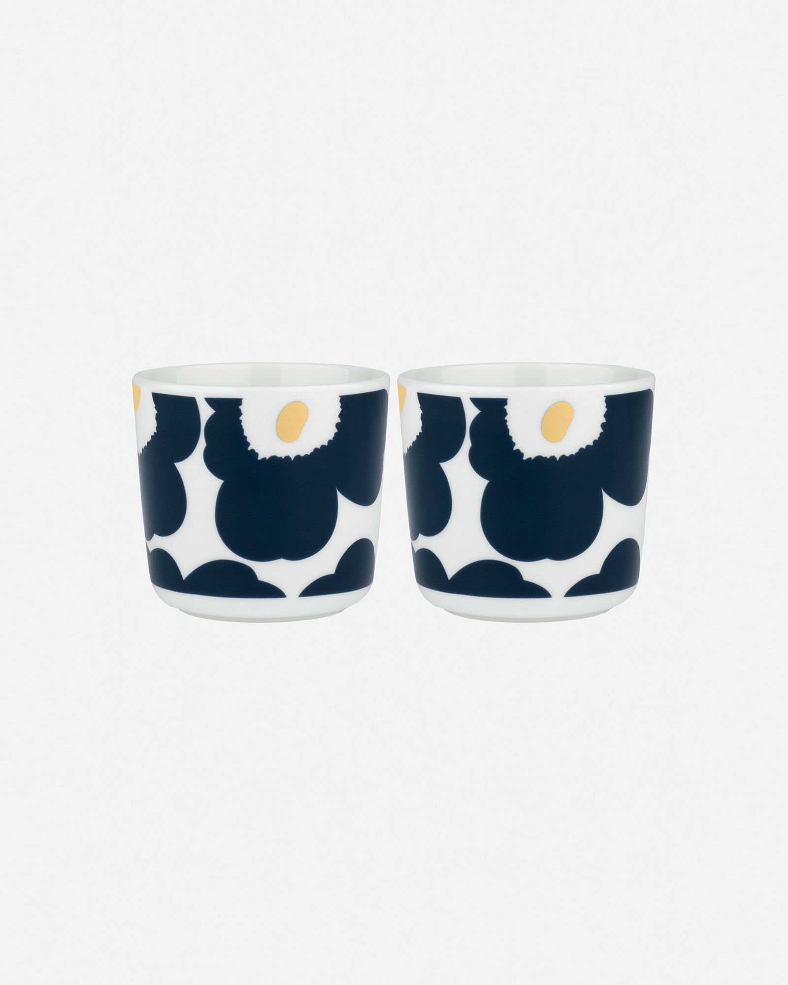 【日本限定】Unikko / コーヒーカップセット / ラテマグ / 湯飲み / ネイビー / ゴールド