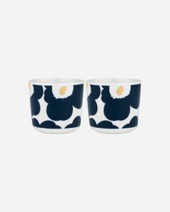 【日本限定】Unikko / コーヒーカップセット / ラテマグ / 湯飲み / ネイビー / ゴールド