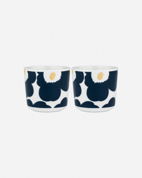 【日本限定】Unikko / コーヒーカップセット / ラテマグ / 湯飲み / ネイビー / ゴールド
