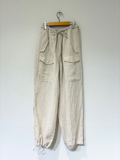 リネンカーゴパンツ / ベージュ