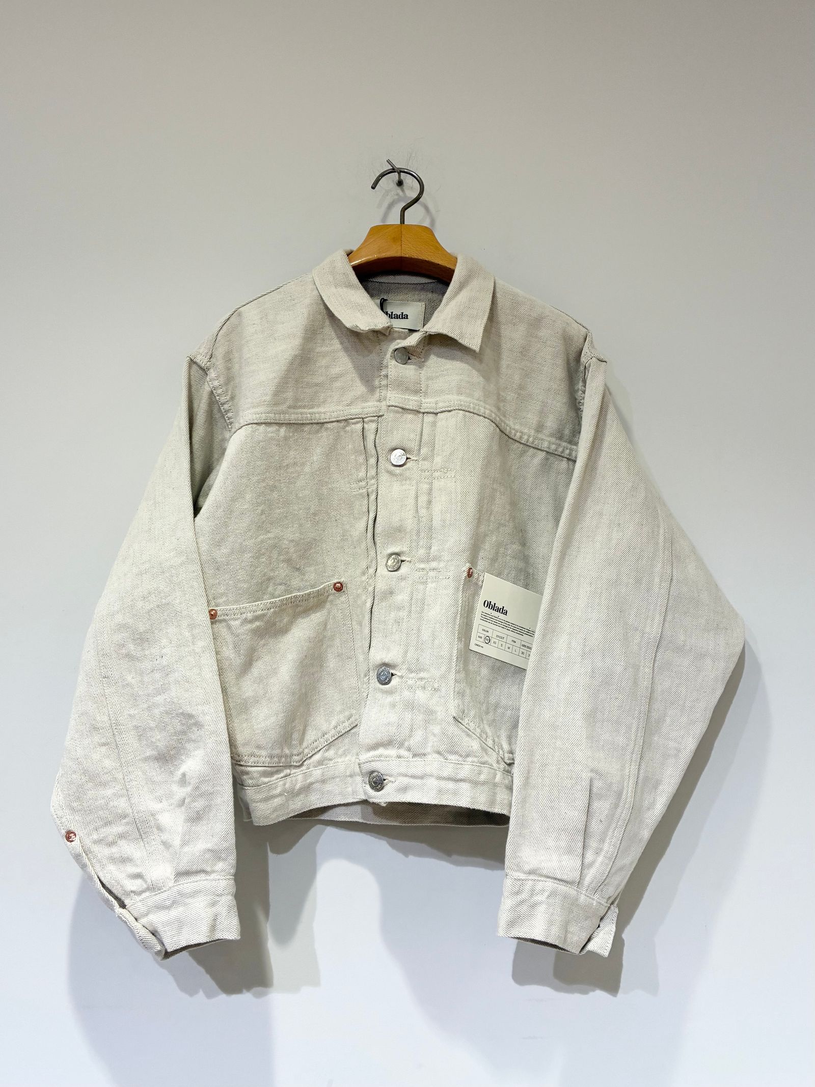 1936 HEMP DENIM JACKET / ヘンプデニムジャケット / アイボリー