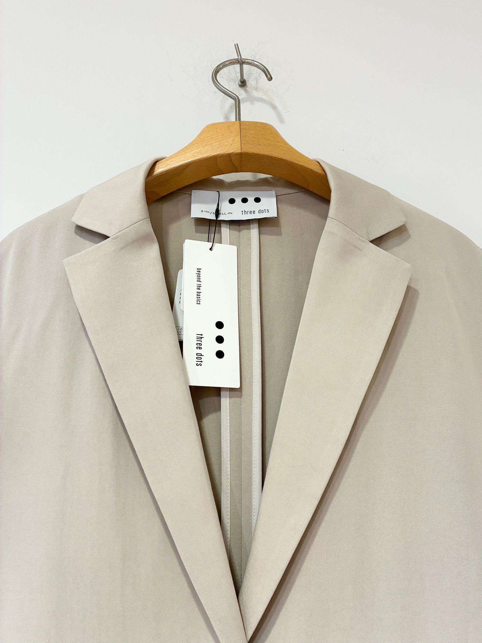 フィブリオ 半袖ジャケット / ジレ / ベージュ