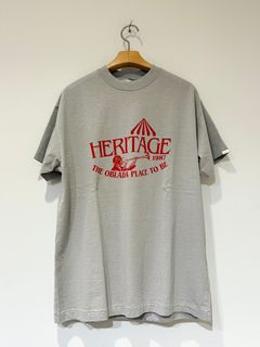 HERITAGE TEE / ロゴTシャツ / グレー