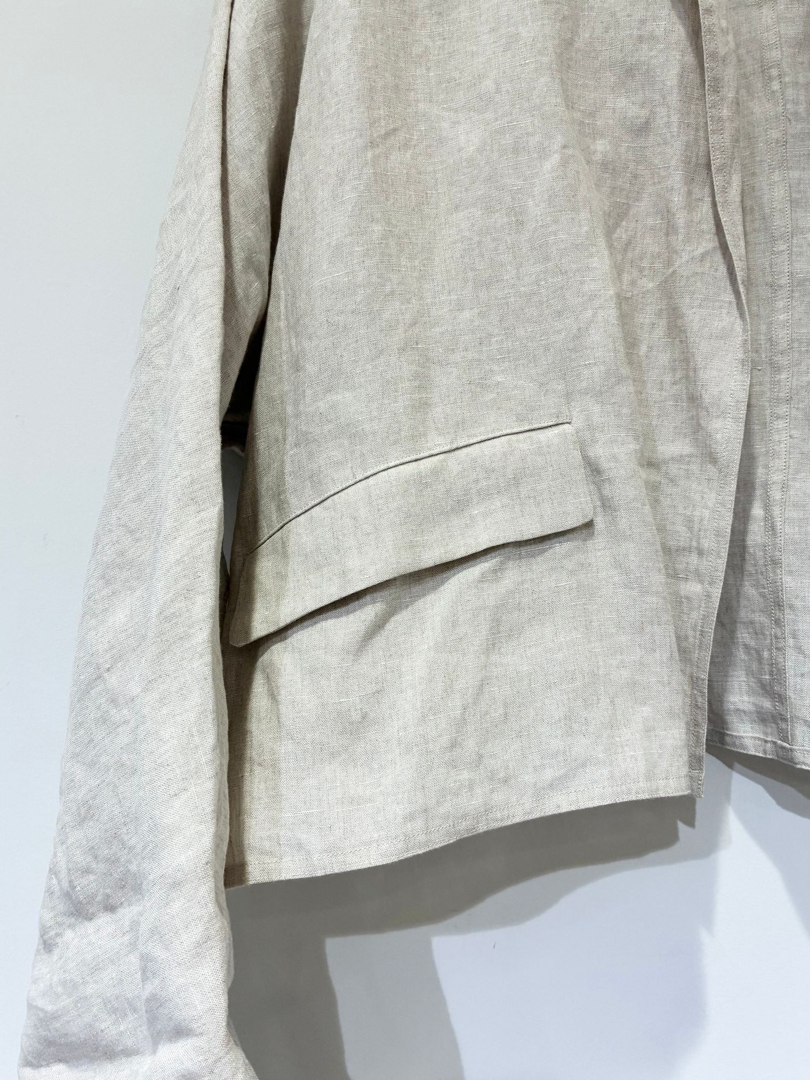 リネンシャツジャケット / ベージュ