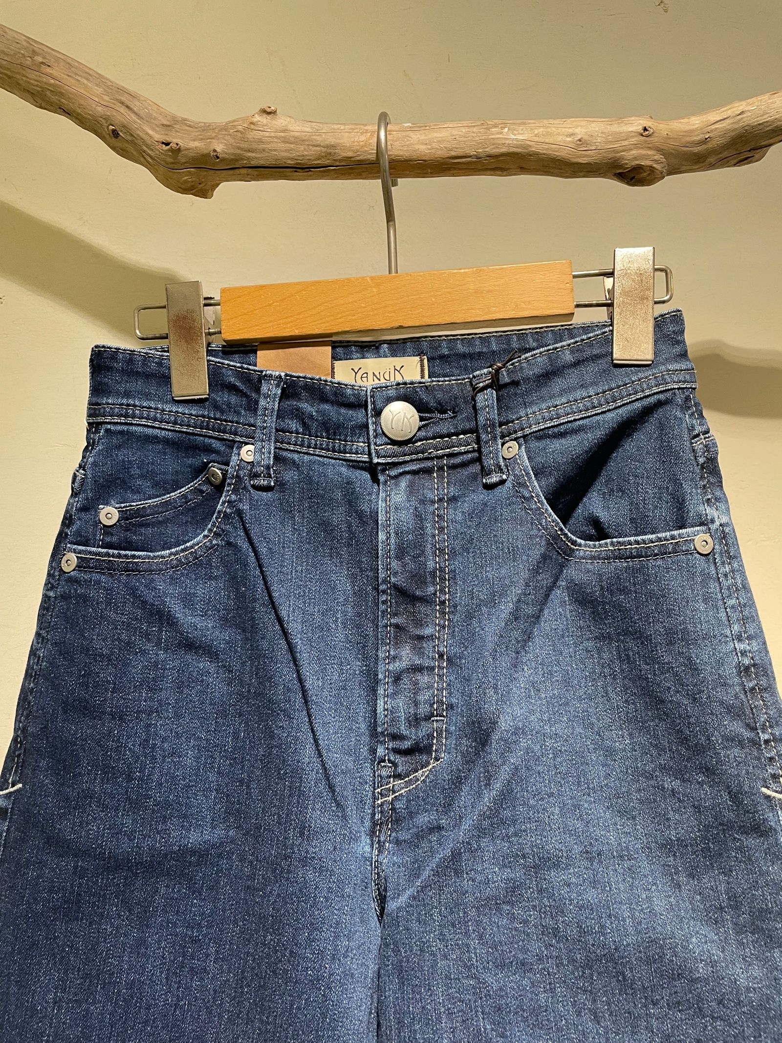 ワイドフレアデニム / ブルー