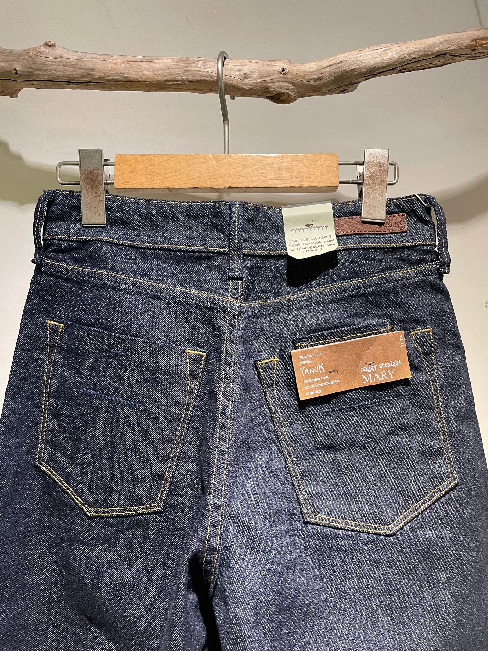 MARY / バギーストレート / ワンウォッシュインディゴ