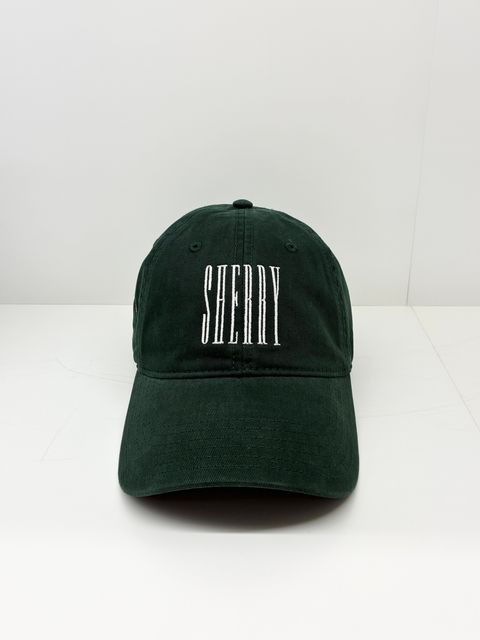 Sherry Rose Cap / 刺繍ロゴキャップ / グリーン