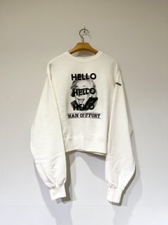 HELLO SWEAT / アインシュタイン / プリントスウェット / ホワイト