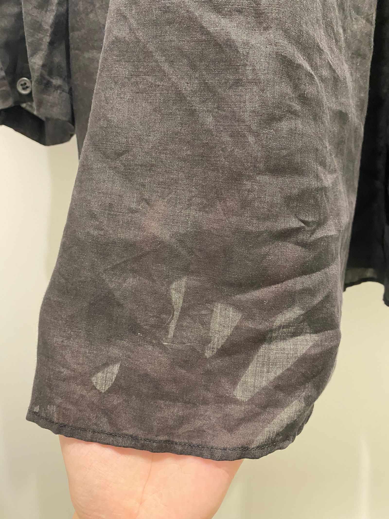 unfil アンフィル tumbled ramie voile smock blouse スモックブラウス チュニックブラウス リネンブラウス WHSP-UW123
