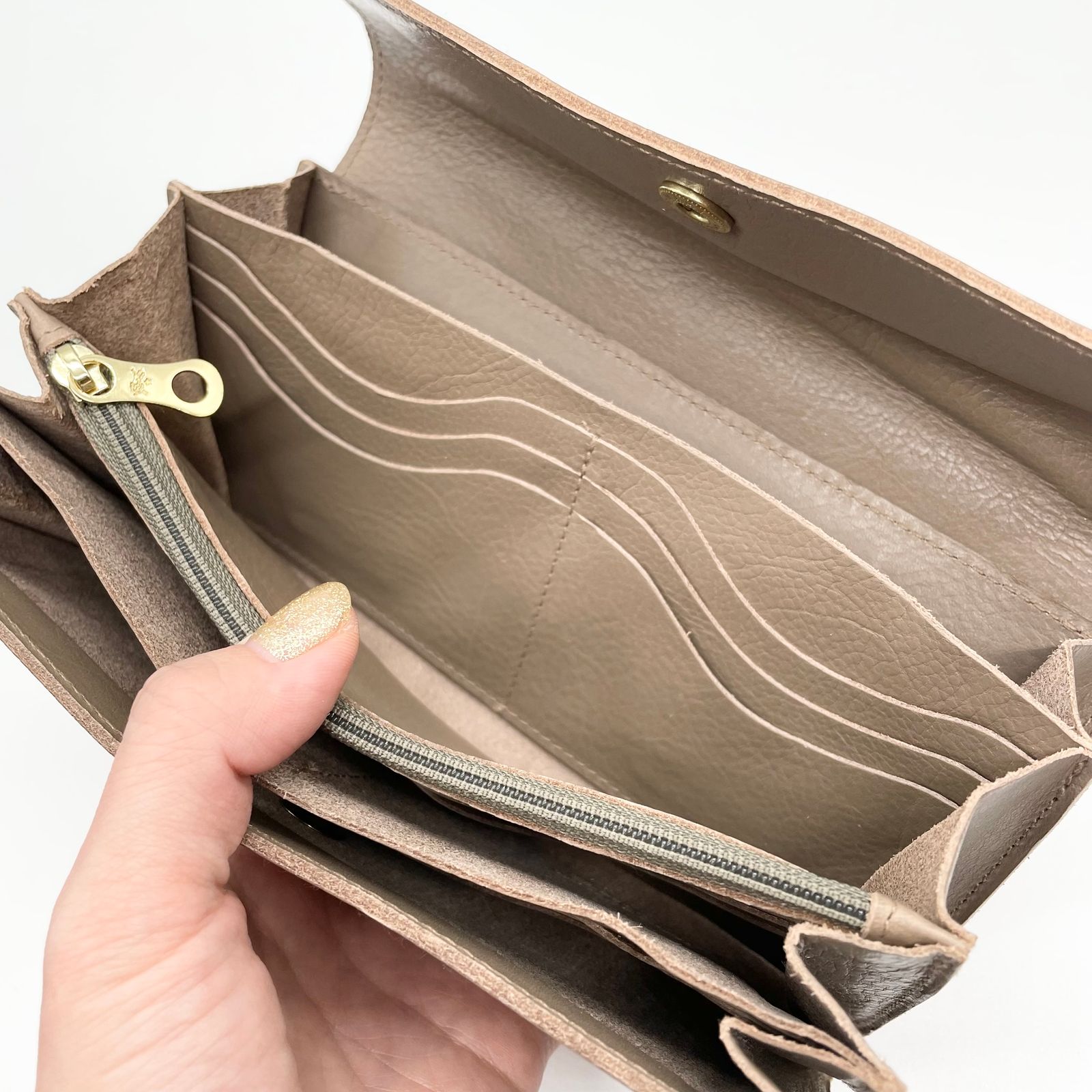 スナップボタン長財布