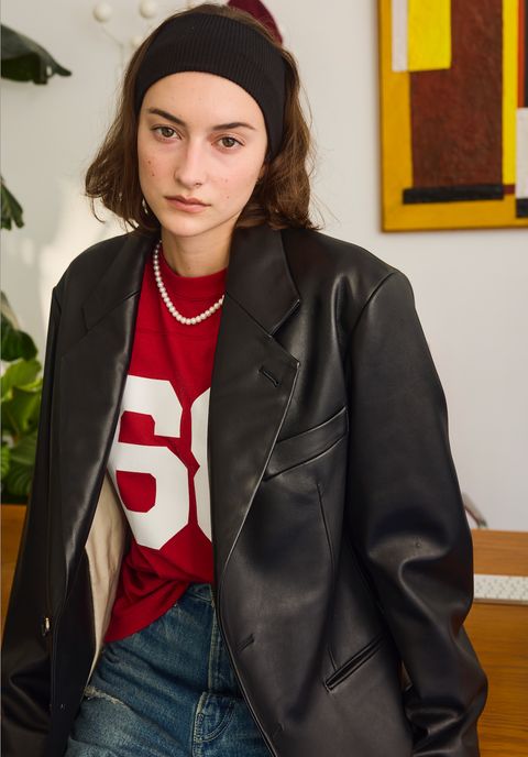 FOOTBALL TEE / ナンバリングプリントTシャツ / レッド