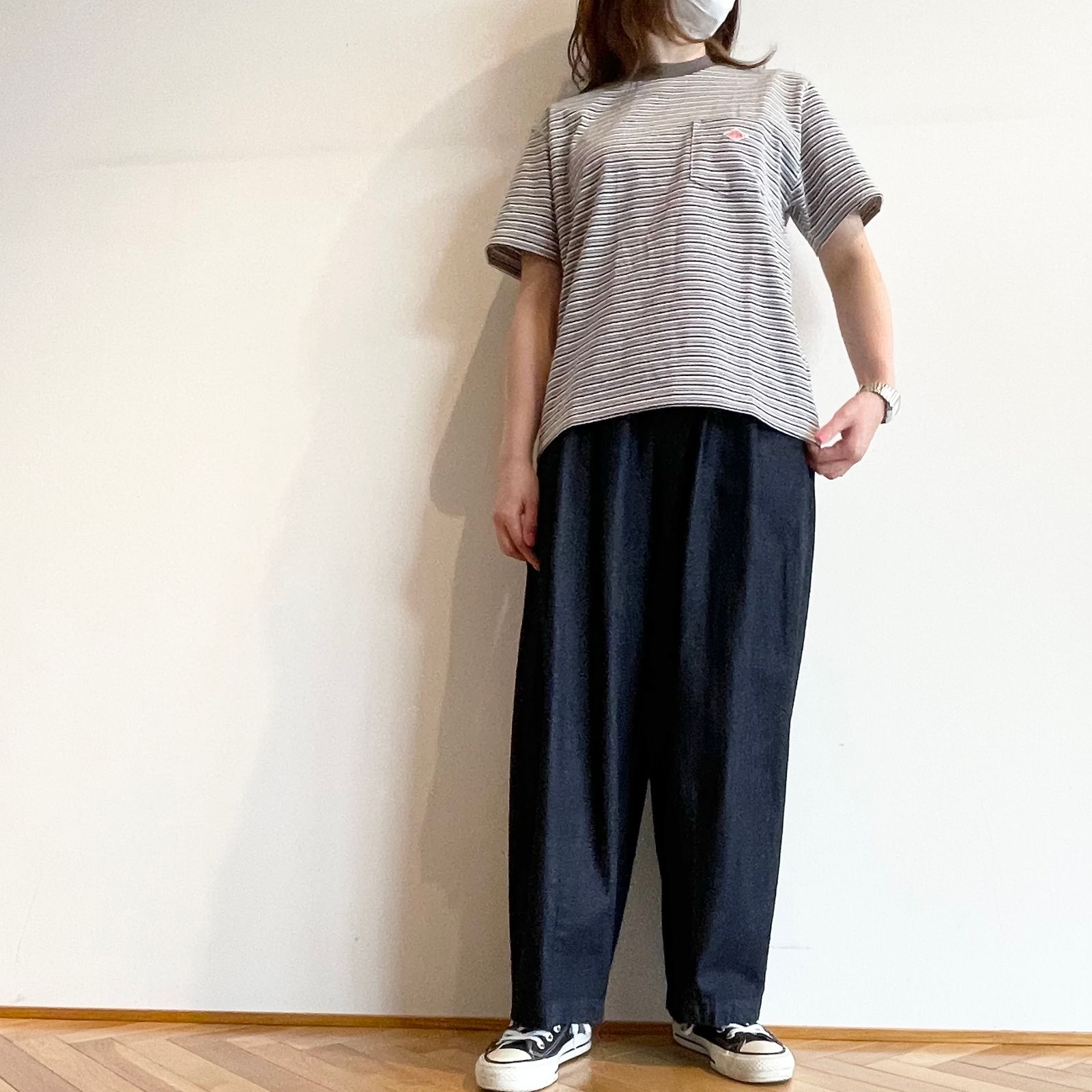 クルーネックポケットTシャツ