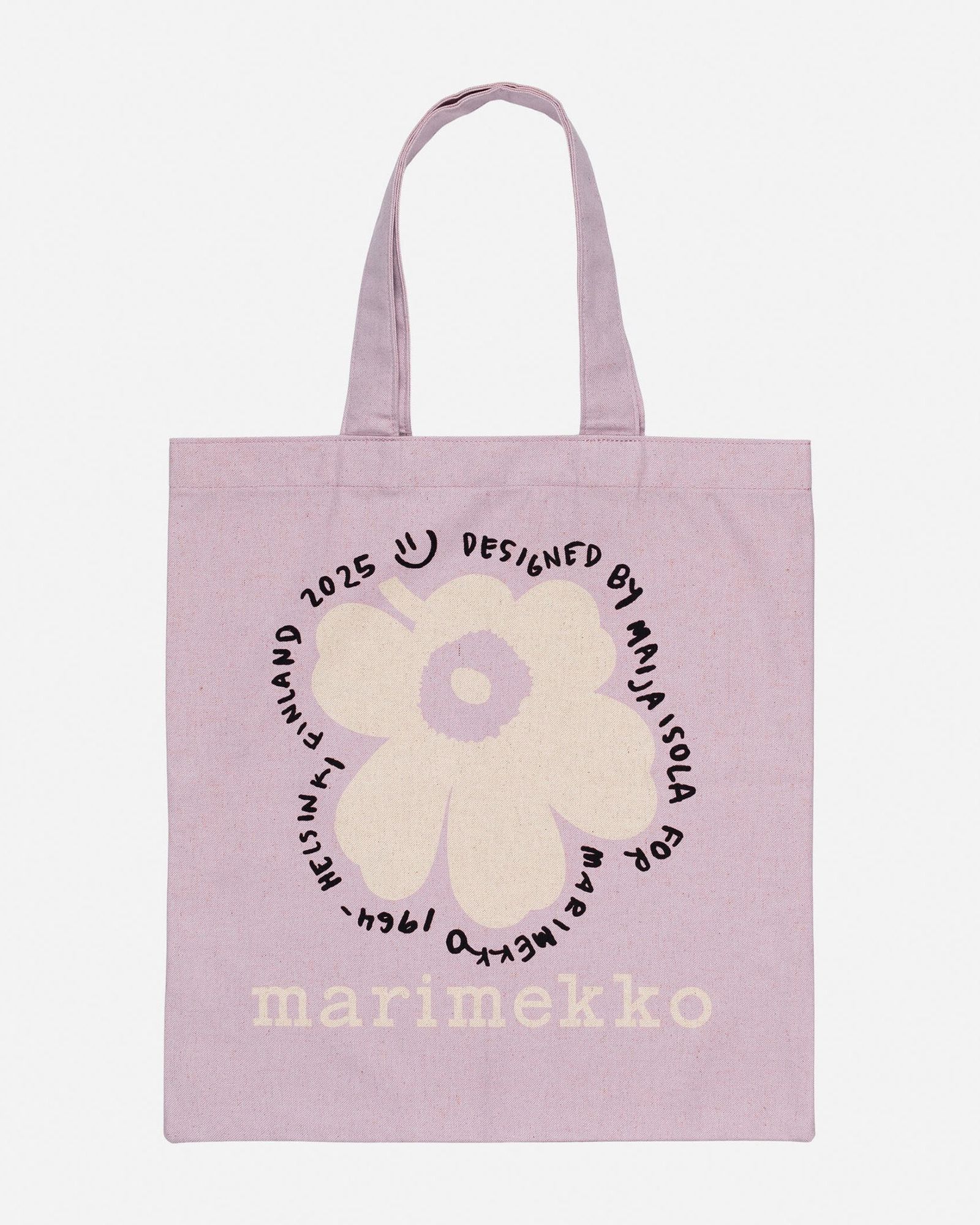 【marimekko】Vankka Vihkiruusu Placement トートバッグ Vankka Vihkiruusu Placement トートバッグ | Maija Isola