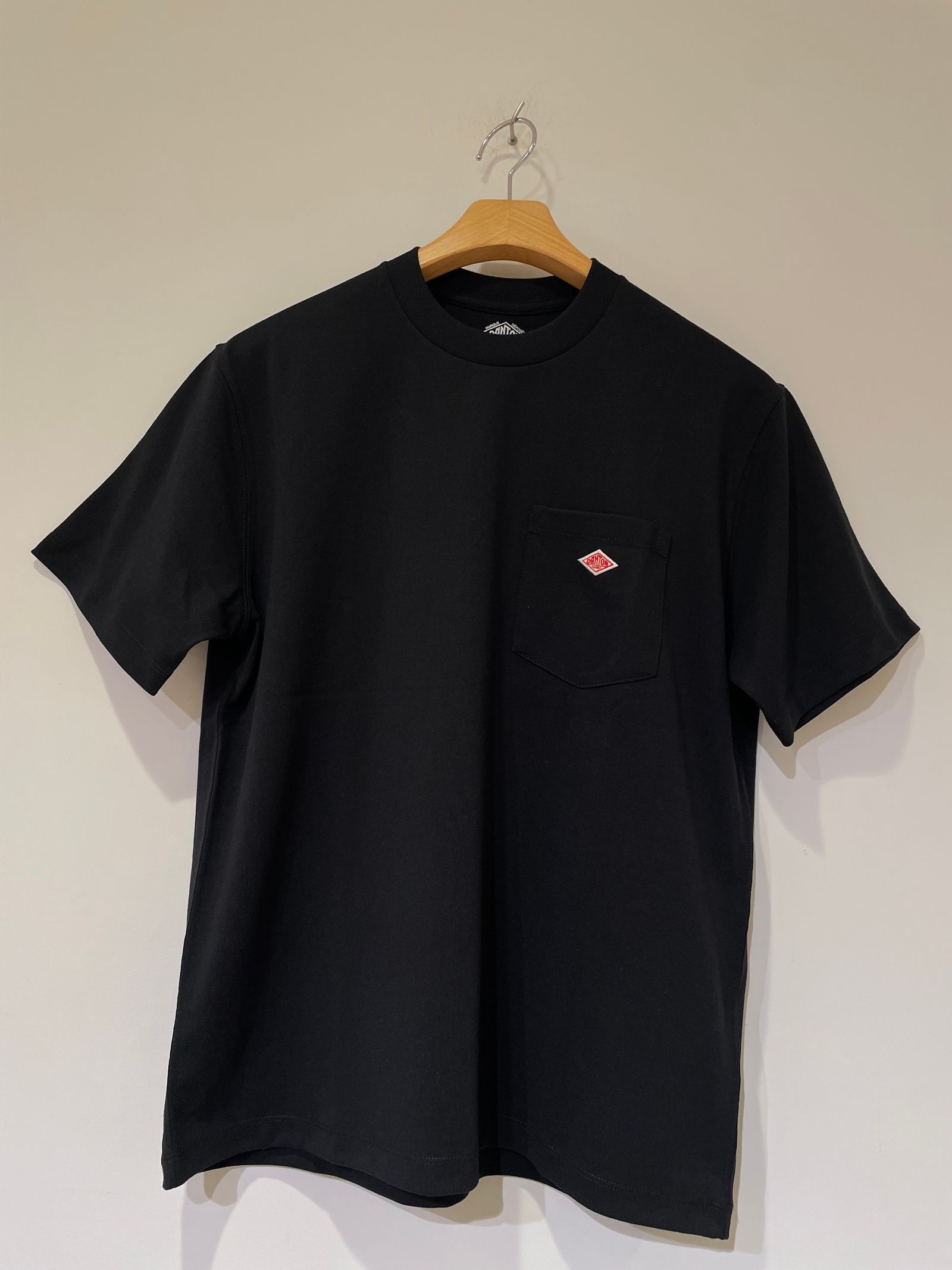最終セール　ダントン　オーバーサイズ　ポケット　新品タグ付きTシャツ セール】USAコットン オーバーサイズ 胸ポケット付き無地半袖T