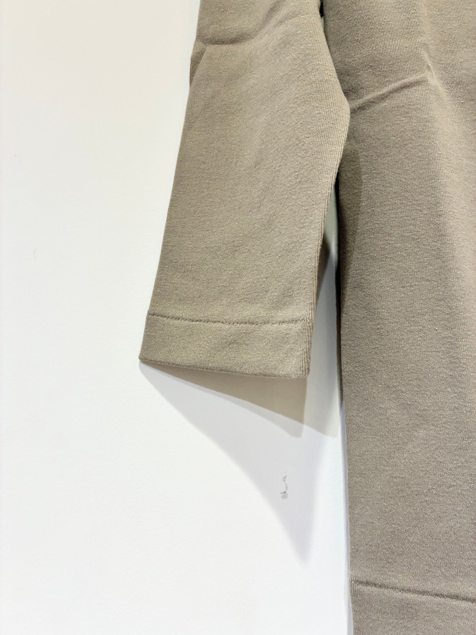 ジンジャー 七分袖 / ボートネックカットソー / ベージュ