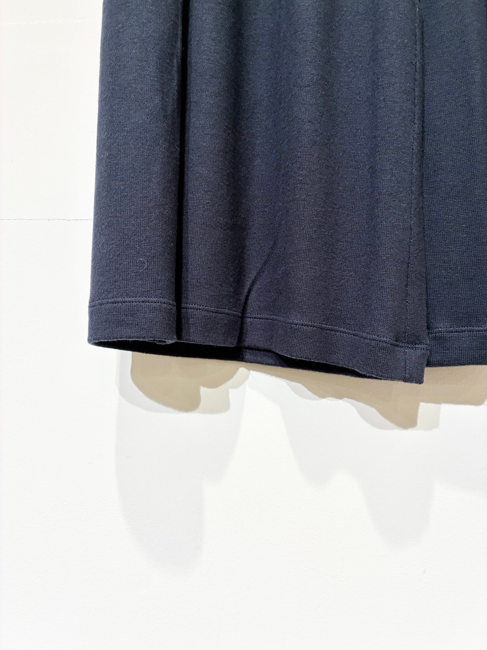 ブラッシュドセーター ワイドパンツ / ニットパンツ / ネイビー