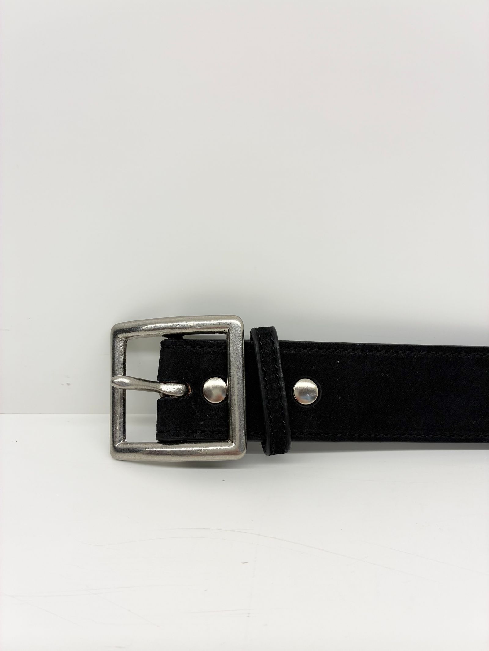 GARRISON BELT NUBUCK / ヌバックレザーベルト / ブラック