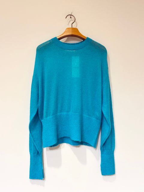 スーパーキッドモヘヤミックス トップ / シアーニット / ブルー