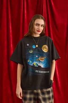 PLANET TEE / プリントTシャツ / ブラック