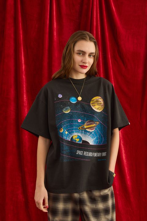 PLANET TEE / プリントTシャツ / ブラック
