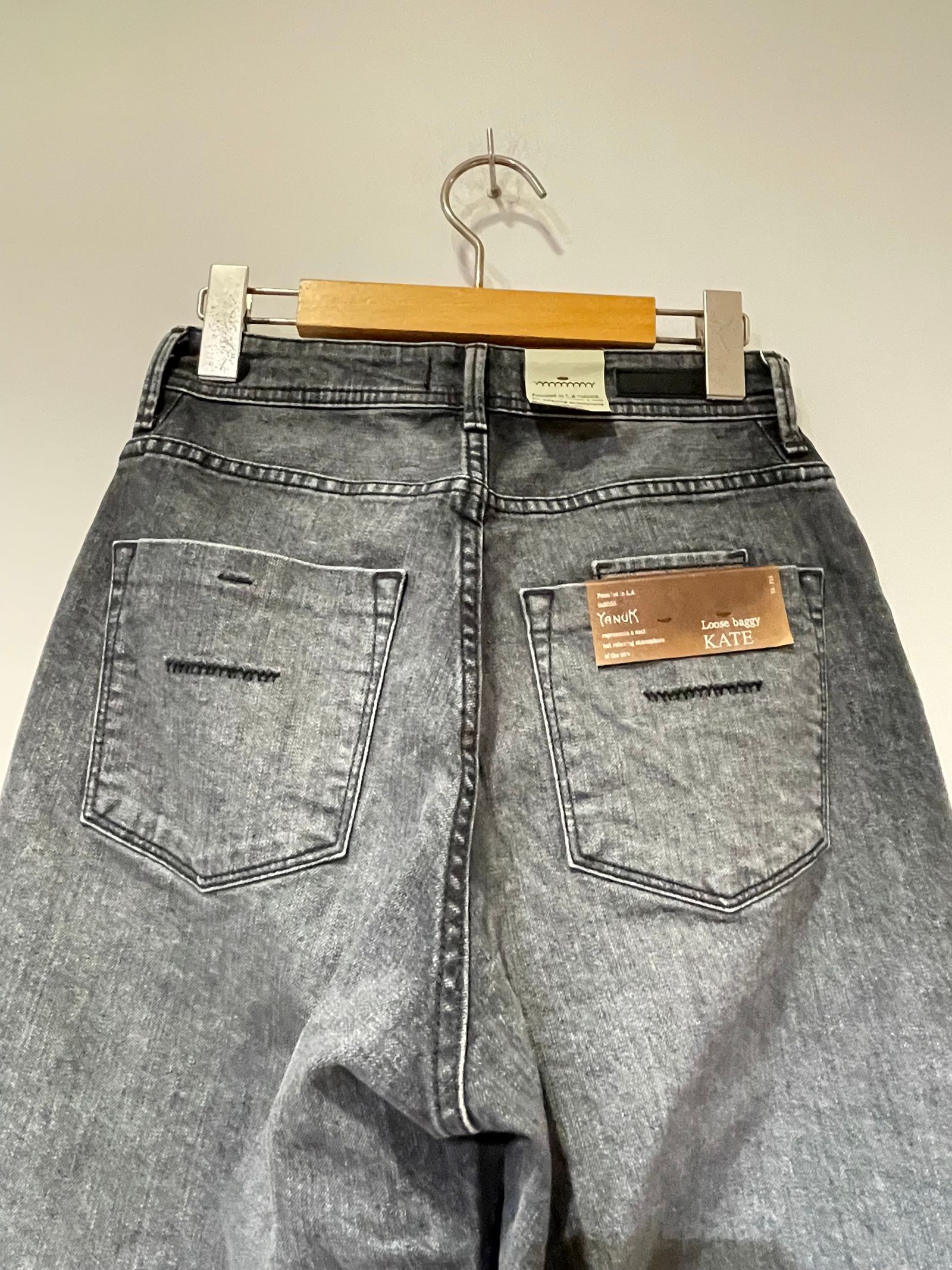 KATE / ルーズバギー / ワイドデニム / グレー