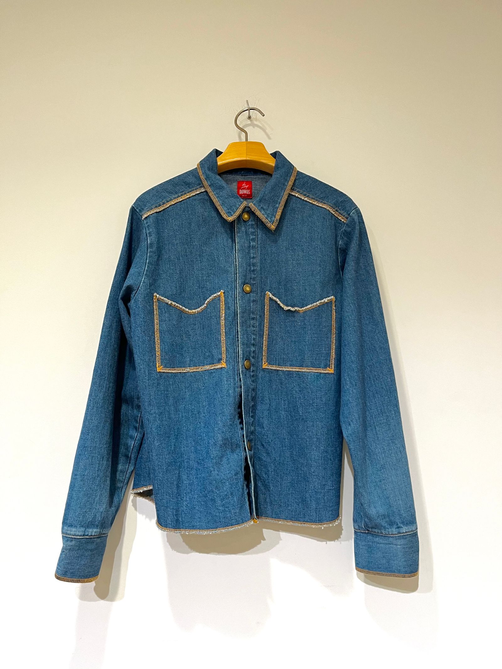 nowos - Denim Shirt / デニムシャツ / インディゴ | HALLOW's web store