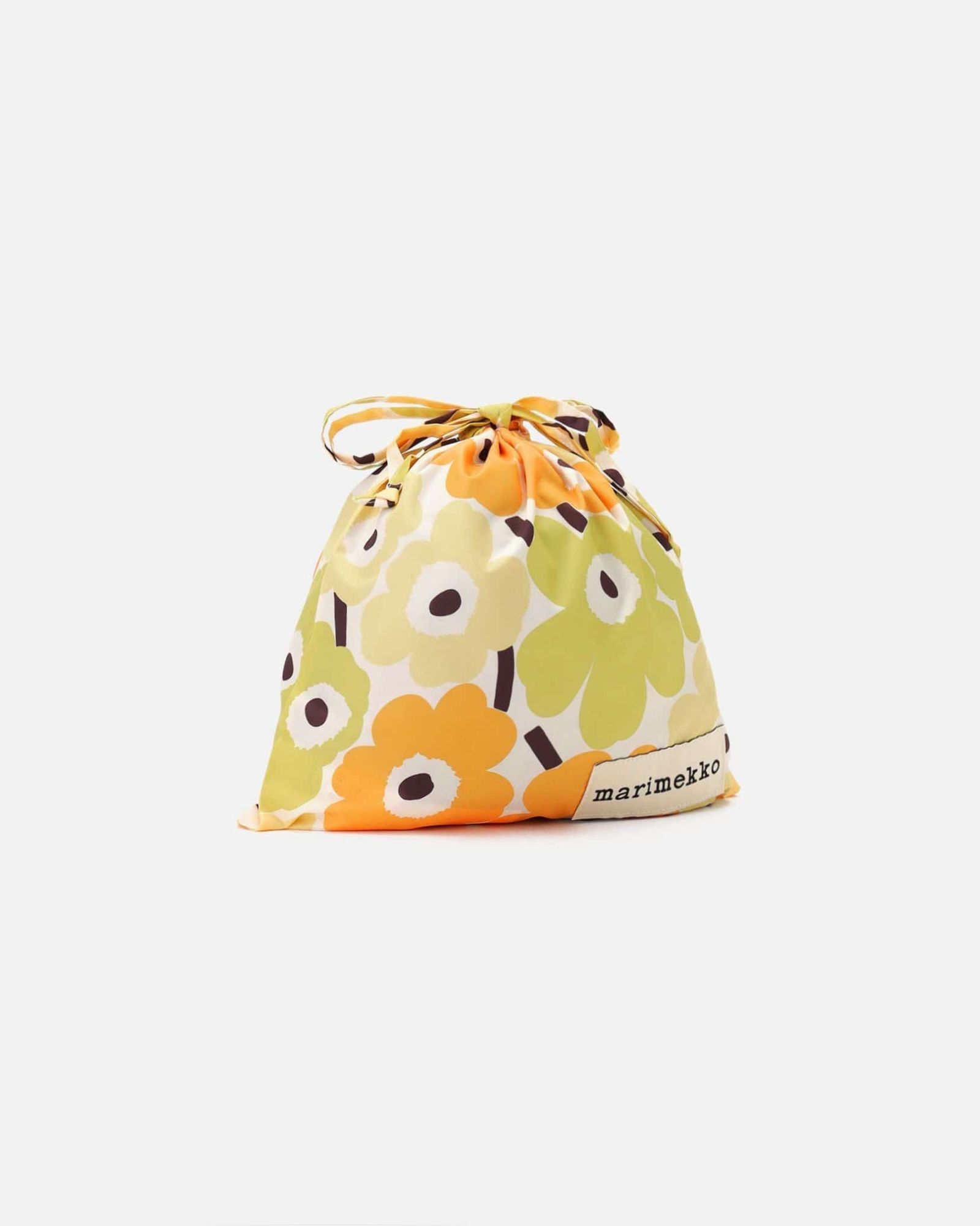 【アジア限定】Mini Unikko / ポーチ / 巾着バッグ / イエロー / グリーン