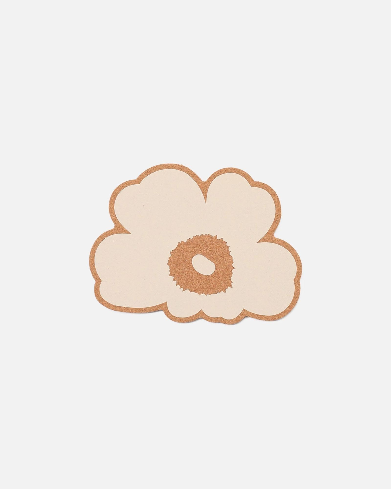 Unikko コルクコースター 12cm 4個セット / グリーン / ピンク / ブラック / ホワイト