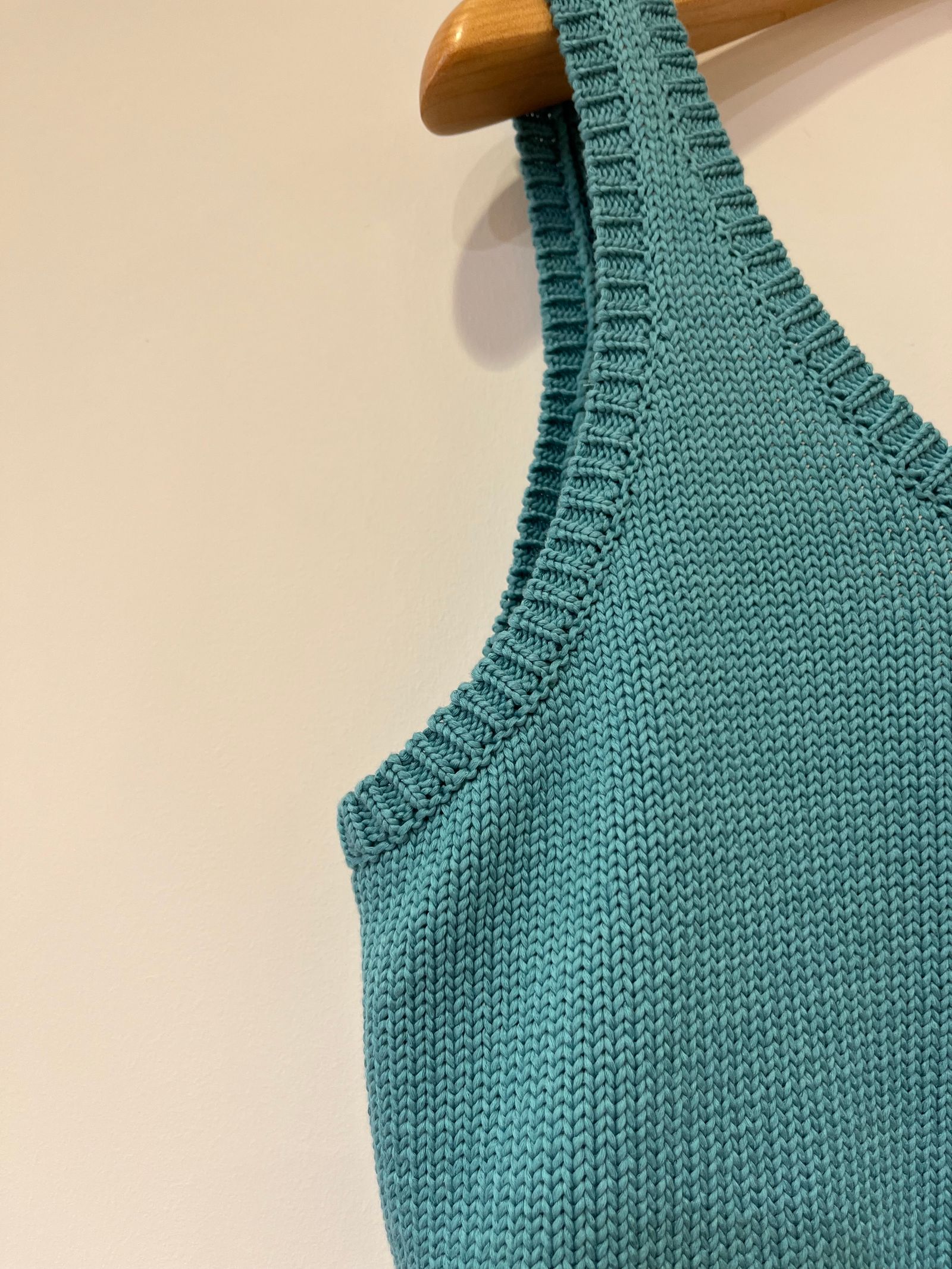 CREED COTTON TOP コットンノースリーブニット demylee 3910800130