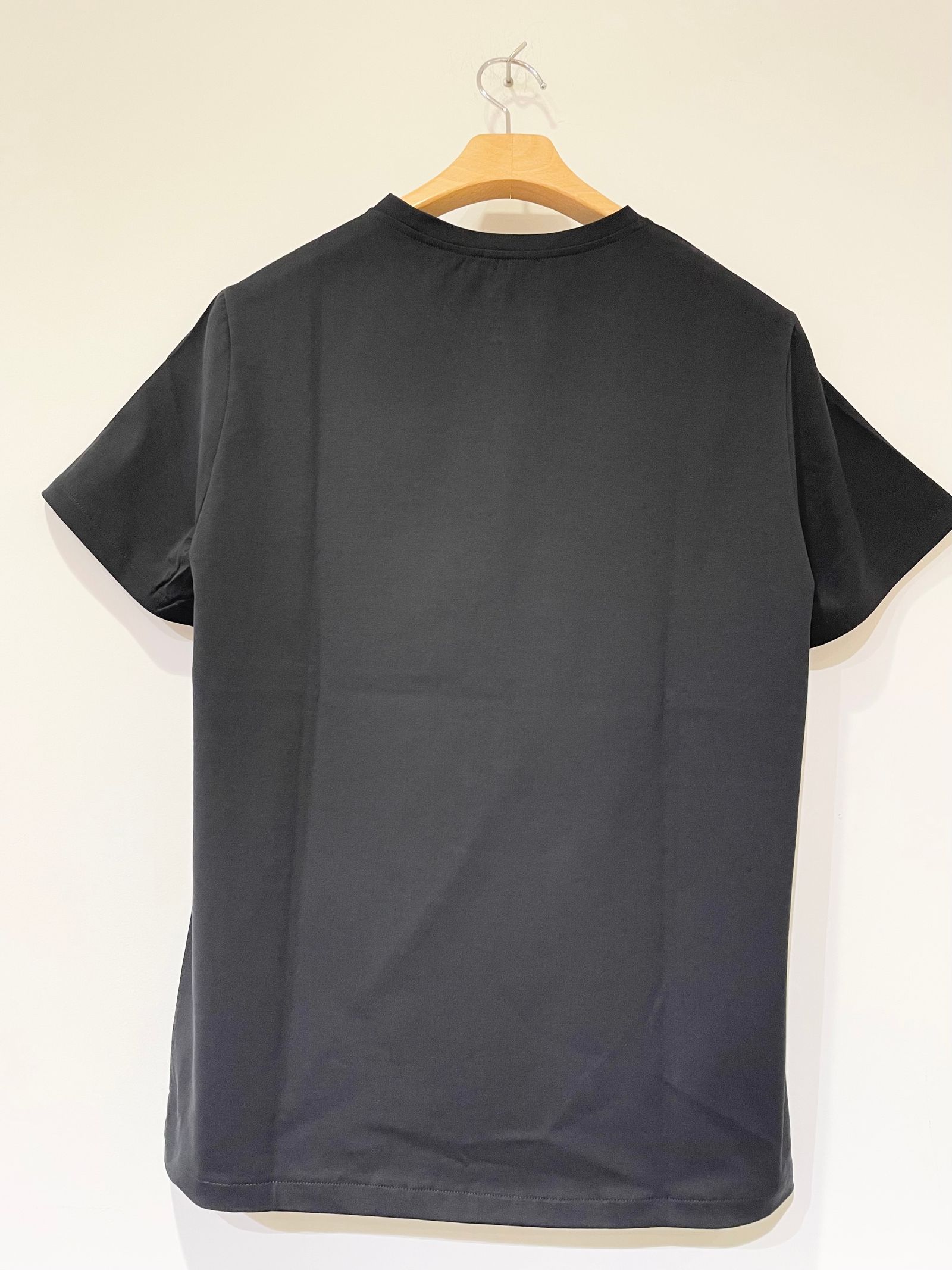 刺繍入りポケットTシャツ / ワンポイントポケットTシャツ / ブラック