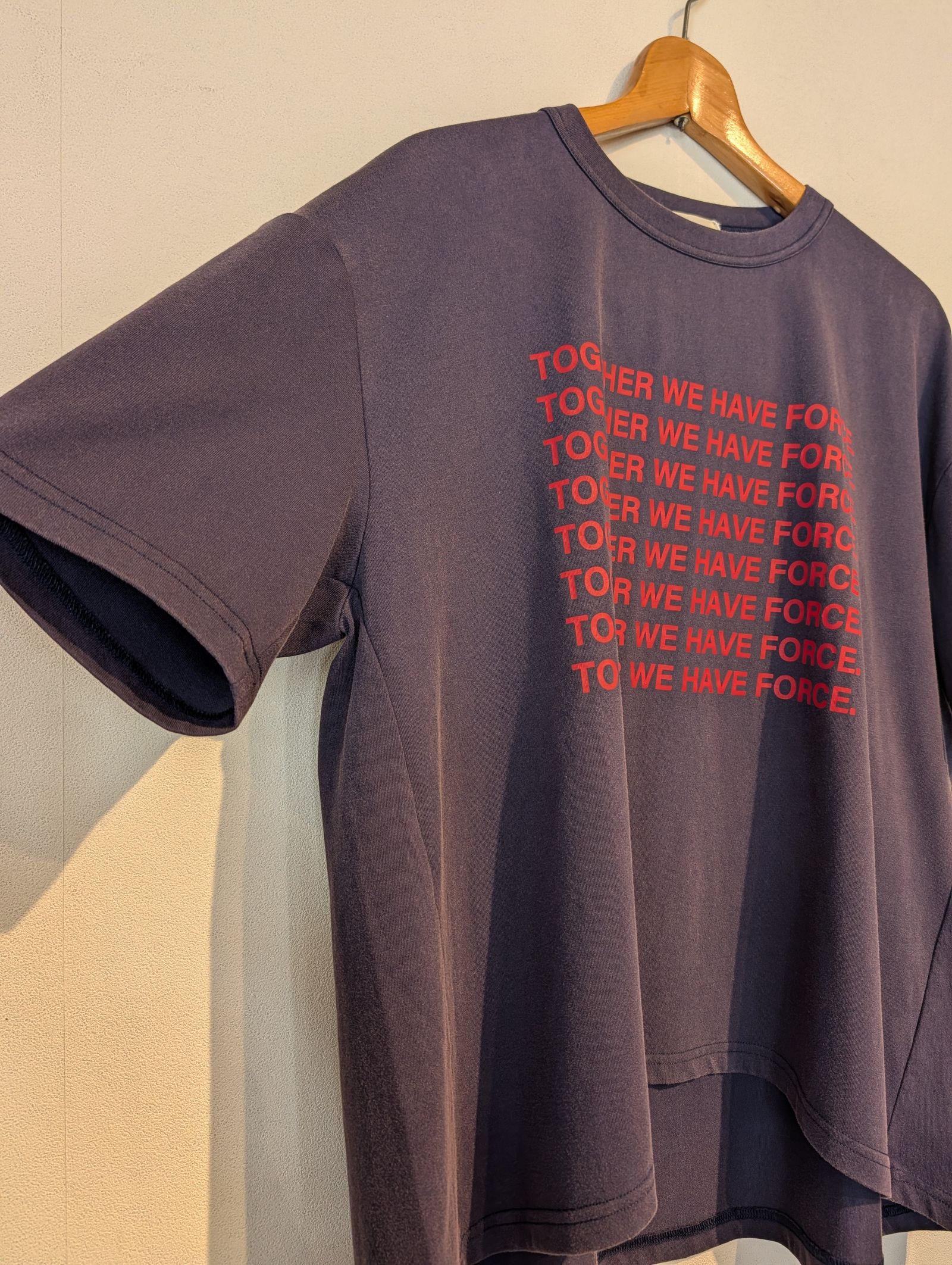TOGETHER logo-TEE / ロゴTシャツ / ネイビー