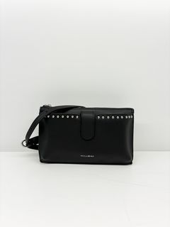 MIRO / スタッズ付きスマートフォンショルダーバッグ / ウォレットバッグ / ブラック