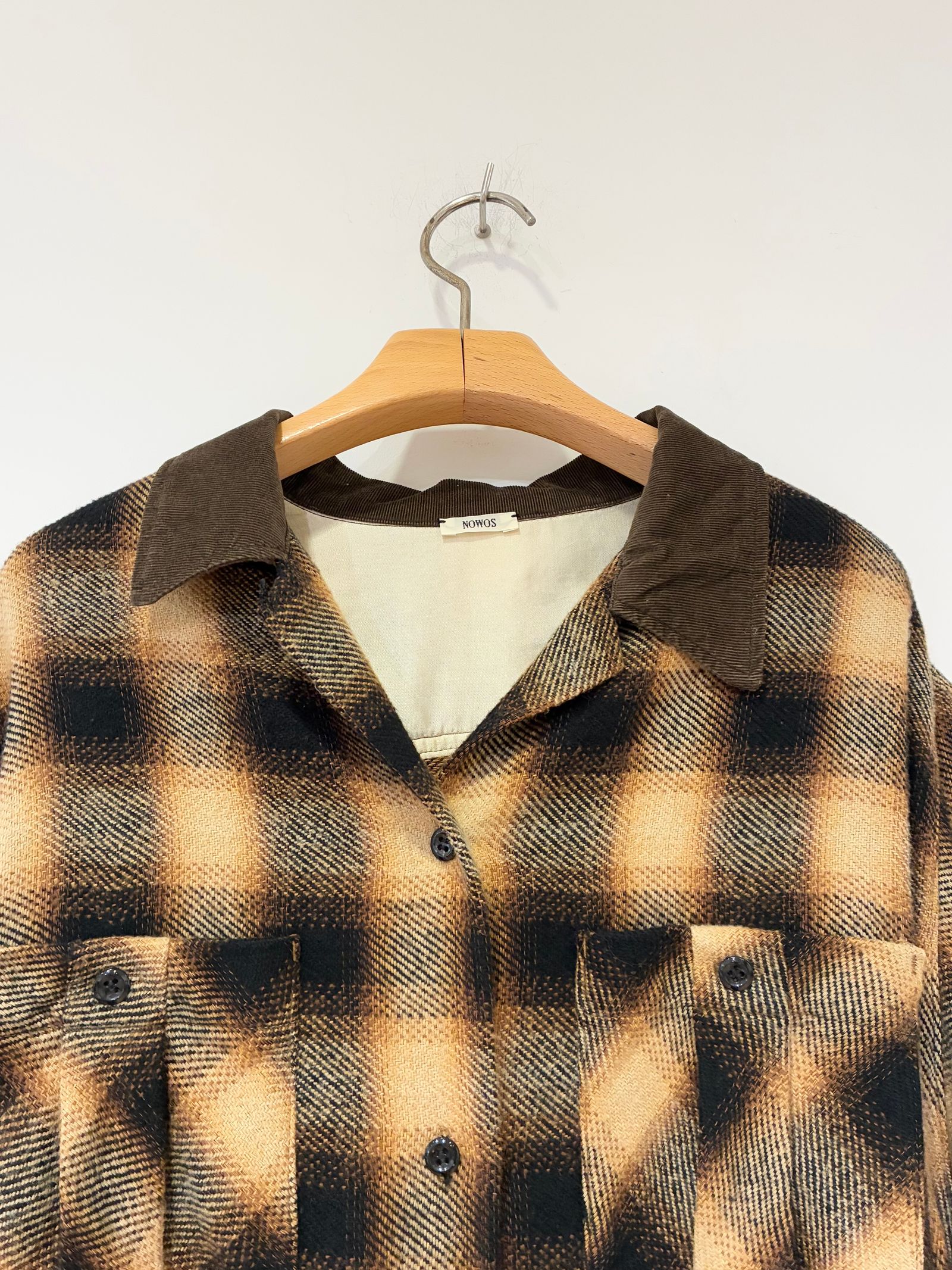 【ラスト1点】Check Shirt / チェックシャツ / ブラウン