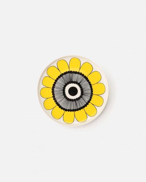 【限定商品】Kestit / 花柄 / プレート / 大皿 / イエロー