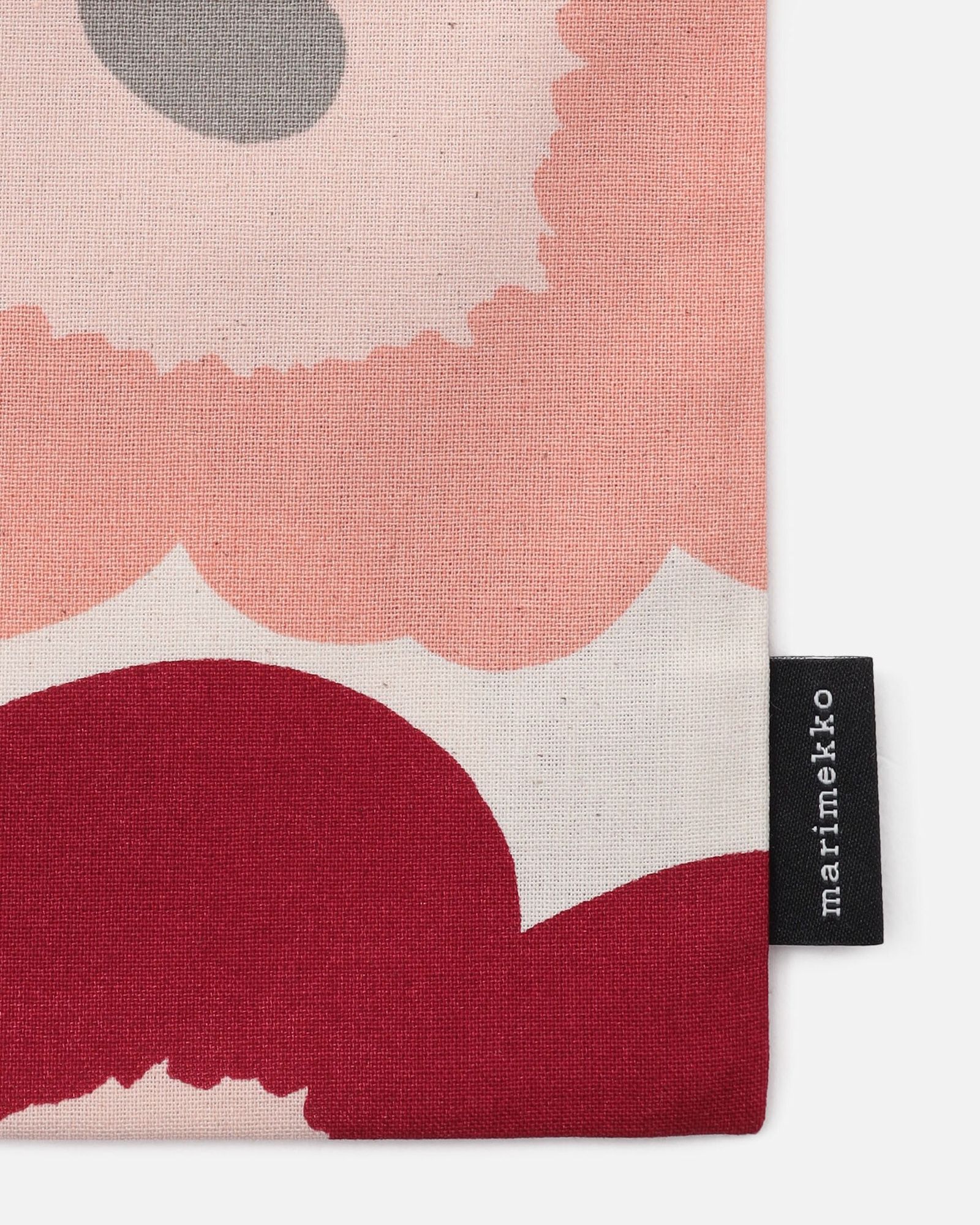【アジア限定】 Pieni Unikko / ファブリックバッグ / 44x43cm / レッド / ピンク