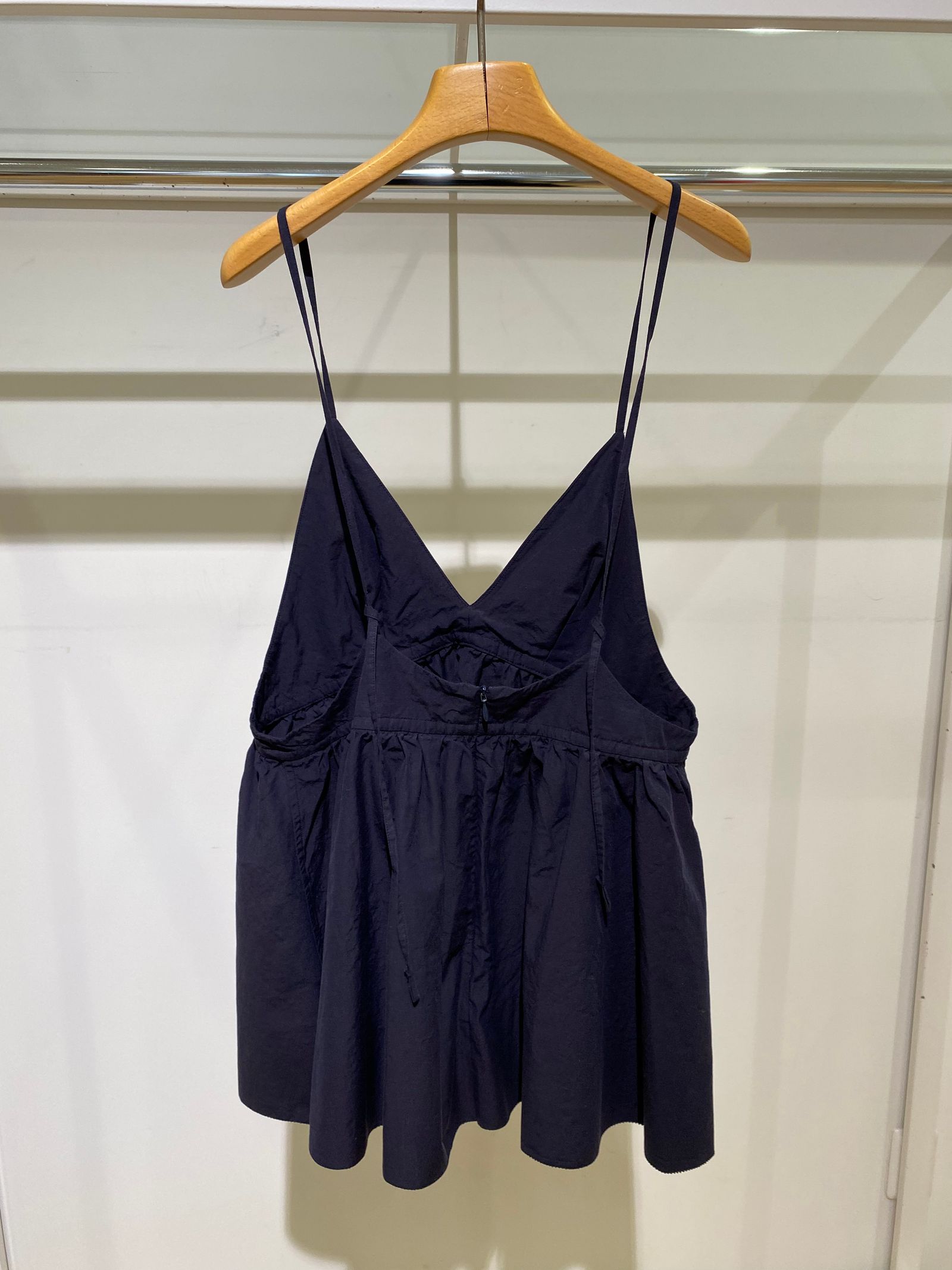 unfil - unfil アンフィル chambray weather-cloth camisole top 