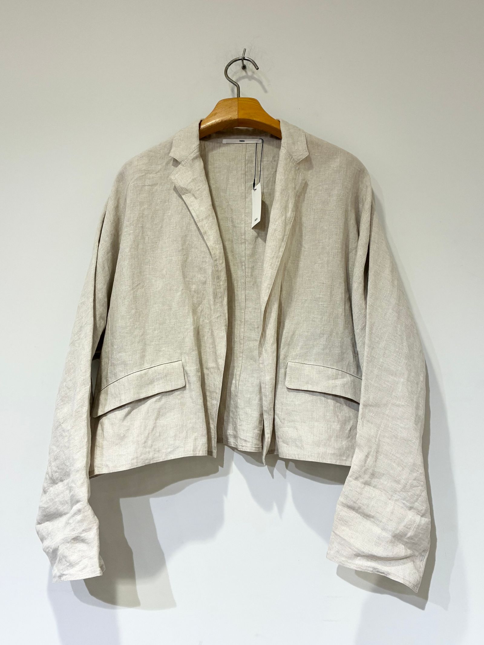 リネンシャツジャケット / ベージュ