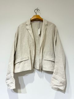 リネンシャツジャケット / ベージュ