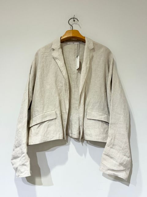 リネンシャツジャケット / ベージュ