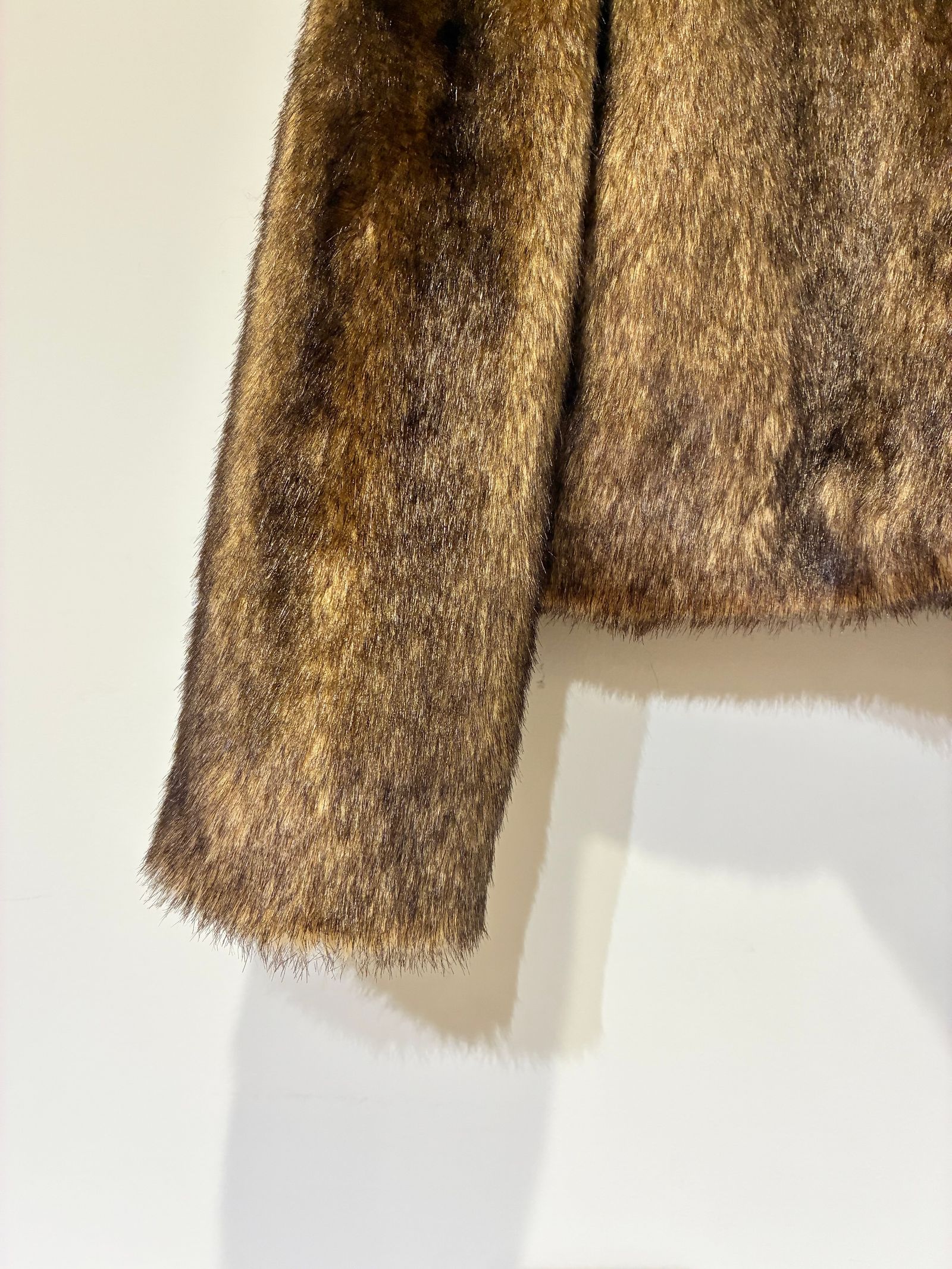 ミンクファーショートコート / ブラウン