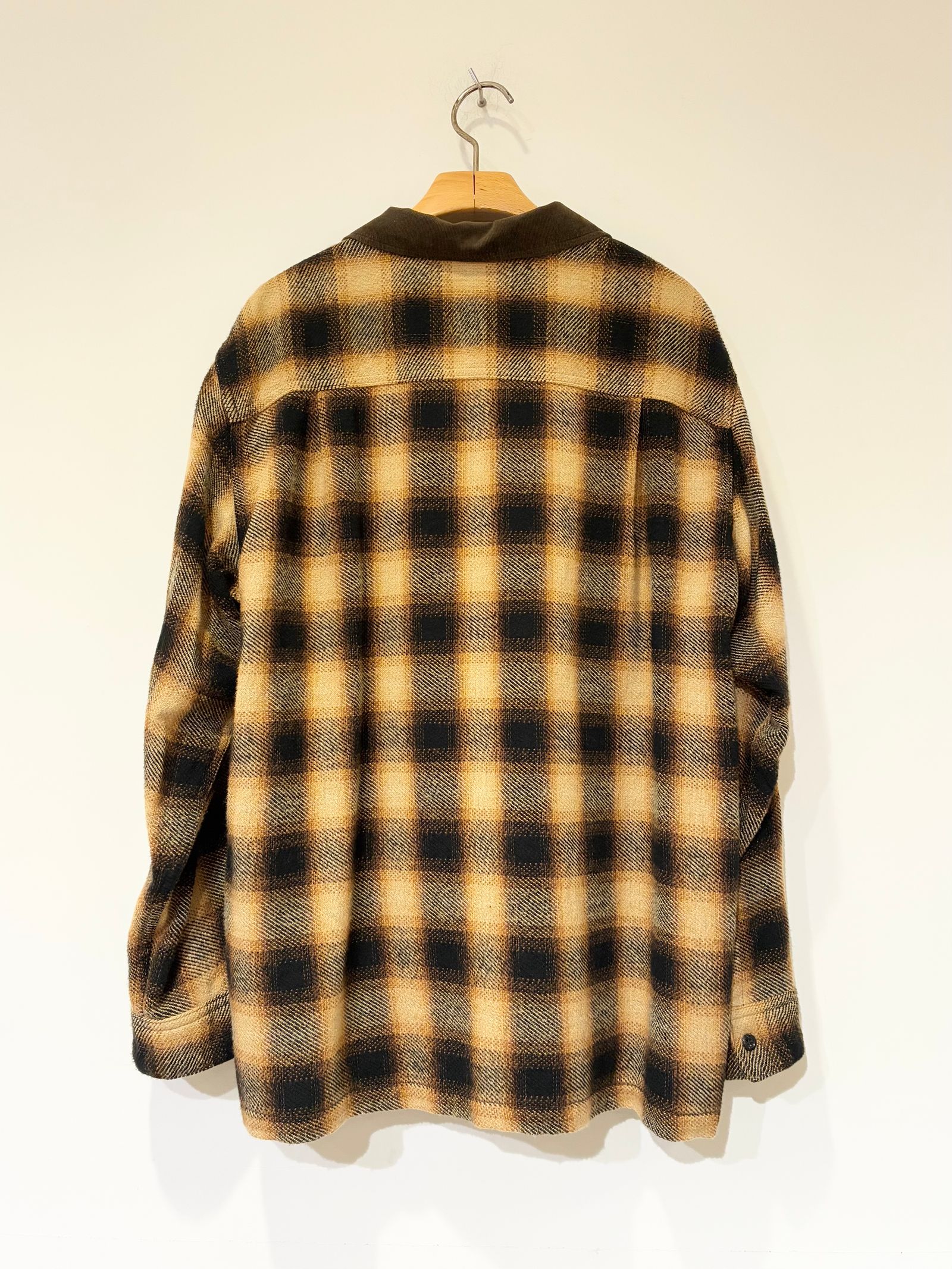 【ラスト1点】Check Shirt / チェックシャツ / ブラウン