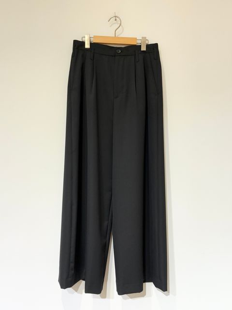 Two Tuck Pants / 2タックパンツ / ブラック