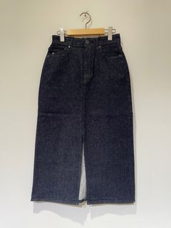 Middle Skirt / カットオフデニムスカート / インディゴブルー / ワンウォッシュ