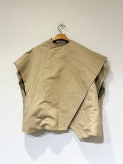 ケープストールベスト / チノベスト / ベージュ