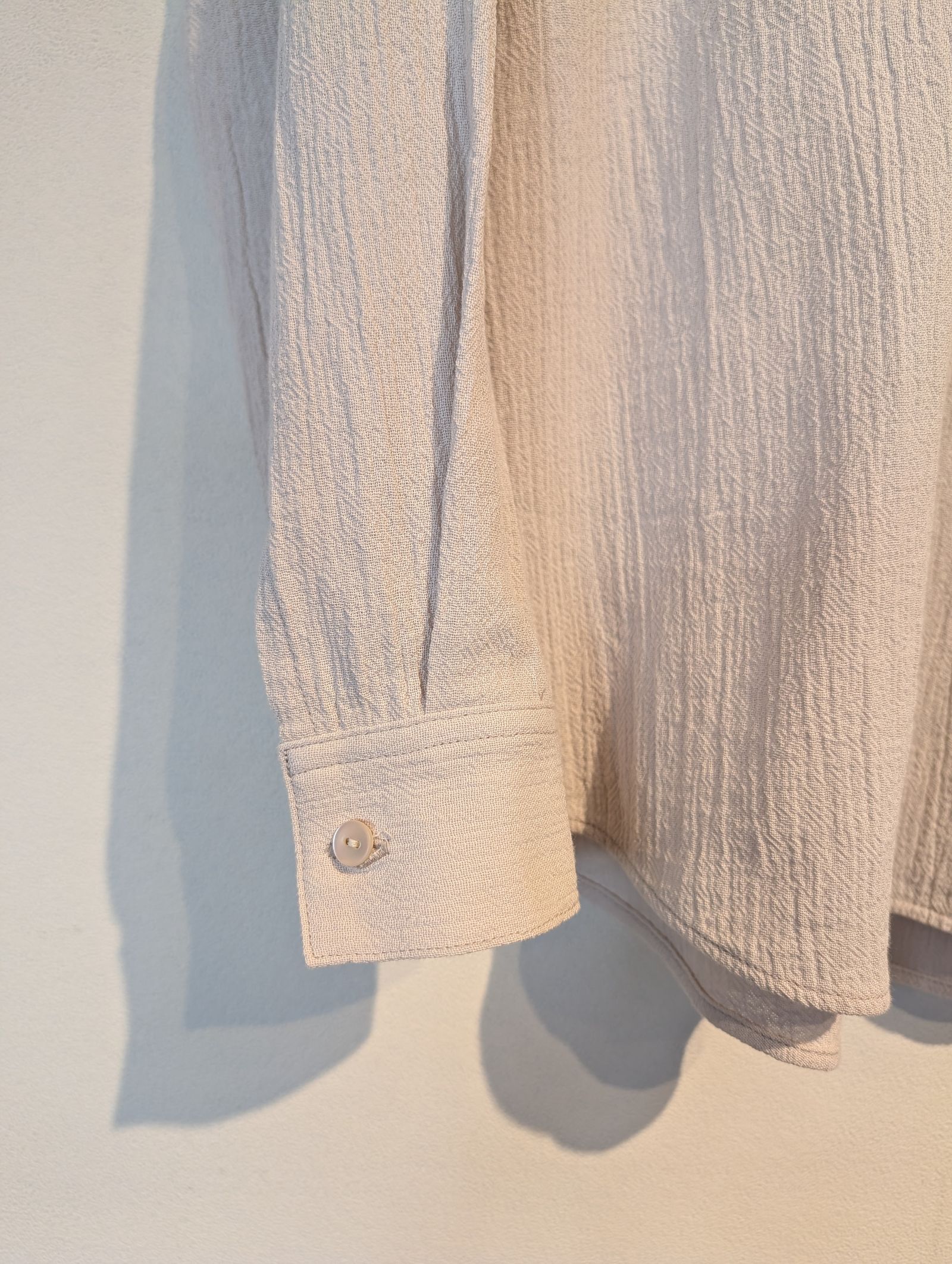 cotton shirt / コットンシャツ / アイボリー